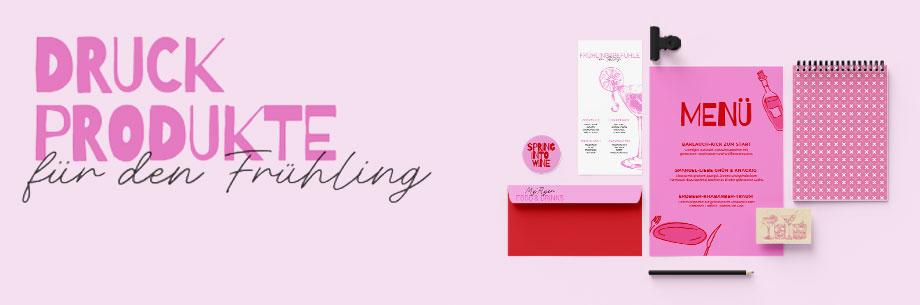 Druckprodukte für den Frühling: Mit frischer Frühlingswerbung Kunden begeistern